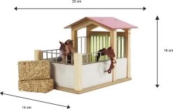 Kidsglobe Paardenbox Paardenstal 1 Box Rose/Wit 10 Kidsglobe Paardenbox Paardenstal 1 Box Rose/Wit -Speelwereld Verkoop kids globe 610206 paardenbox roze paardenstal enkel 8713219361238