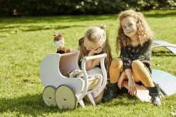 Poppenwagen – Duwkar Kinderfeets Pram -Speelwereld Verkoop kinderfeets poppenwagen wit 4