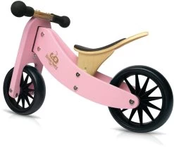Tiny Tot Loopfiets 2 – In – 1 Kinderfeets – Loopfiets – Rose -Speelwereld Verkoop kinderfeets tiny tot roze loopfiets 1 1