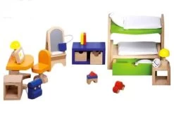 Meubelset Kinderkamer II -Speelwereld Verkoop kinderkamer poppenhuis goki 51746 1