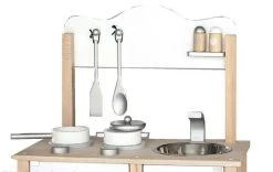 Houten Keuken “Little Chef”wit -Speelwereld Verkoop kinderkeuken simply for kids little chef wit