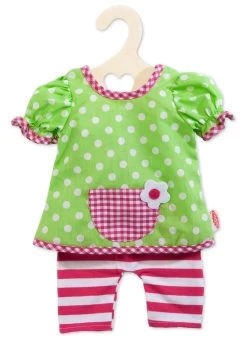 Tuniek Met Gestreepte Legging Mt. 20 – 25 Cm. -Speelwereld Verkoop kledingsetje pop heless 1255 2255 1
