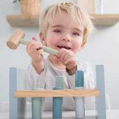 Little Dutch LD7026 Houten Hamerbank Blauw -Speelwereld Verkoop little dutch 4425 hamerbank blauw 2