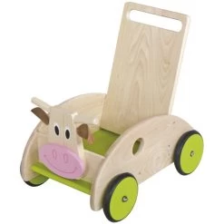 Duwkar – Loopwagen Scratch Koe Marie