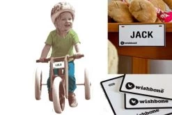 Naamplaatje Wishbonebike Met Letterstickers -Speelwereld Verkoop naamplaatje wishbonebike loopfiets 1