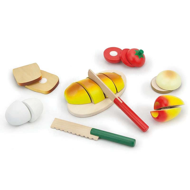 Vigatoys Snijset Ontbijt In Kistje 4 Vigatoys Snijset Ontbijt In Kistje - Afbeelding 2