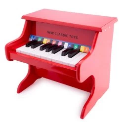 New Classic Toys® Piano Rood 18-toetsen Kinderpiano -Speelwereld Verkoop piano 18 toetsen 10155 rood