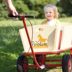 Pinolino Bolderwagen Hout Met Rem -Speelwereld Verkoop pinolino bolderwagen bolderkar kinderwagen til met rem 2