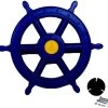 Stuurwiel Piraat Piratenstuur Kunststof Blauw -Speelwereld Verkoop piratenstuur blauw