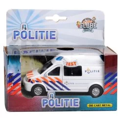 Politiebus, Pull Back Met Licht En Geluid. -Speelwereld Verkoop politiebus kidsglobe 510711 1 1