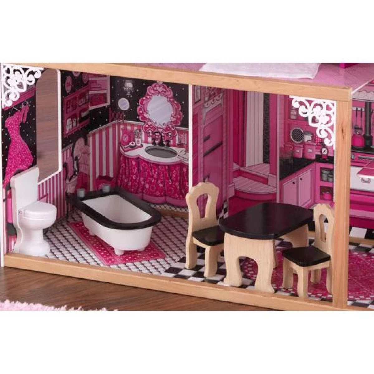 Poppenhuis Barbiehuis Amelia 7 Poppenhuis Barbiehuis Amelia - Afbeelding 5