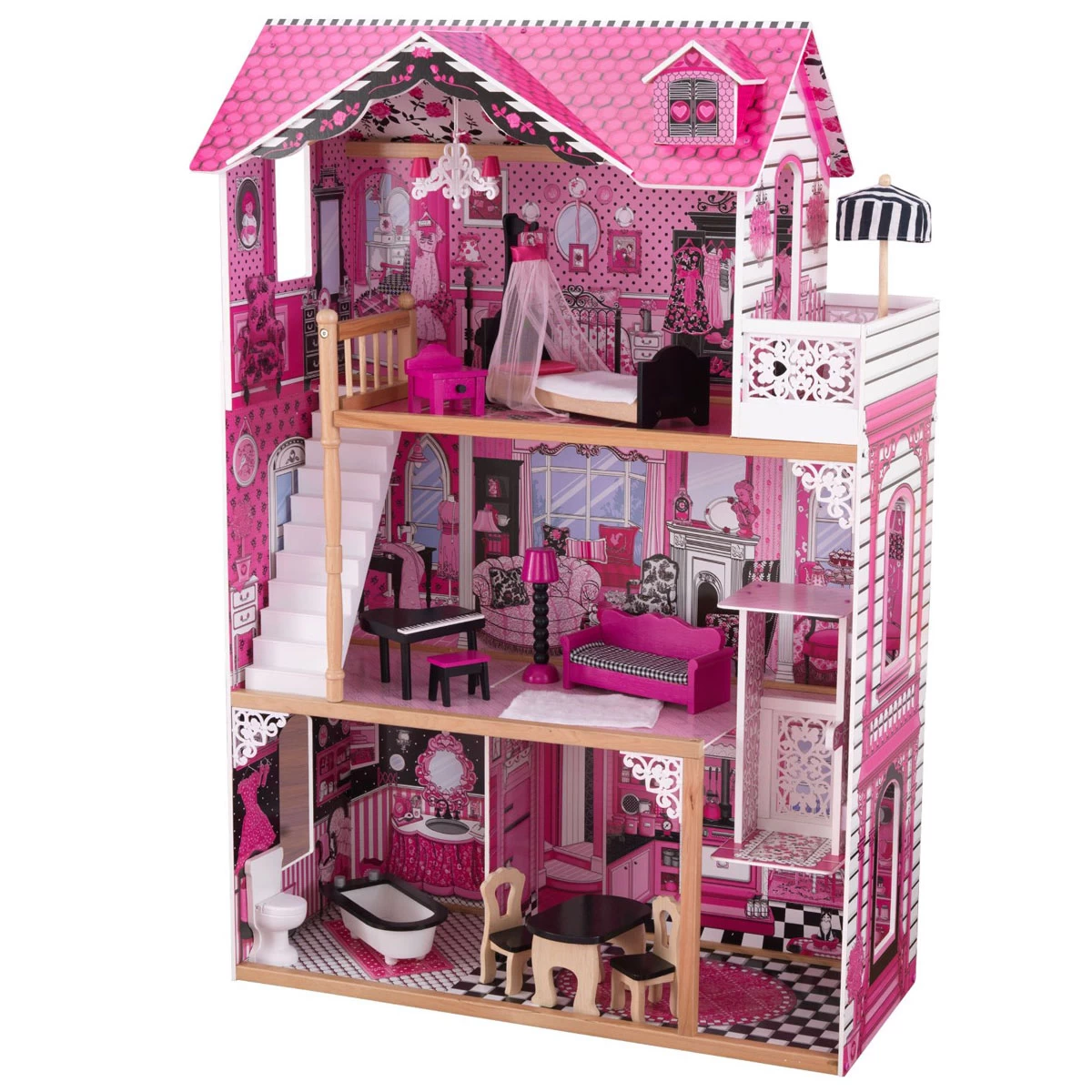Poppenhuis Barbiehuis Amelia 3 Poppenhuis Barbiehuis Amelia