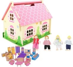 Poppenhuis Blossom Cottage -Speelwereld Verkoop poppenhuis blossom cottage bigjigs jt123 1 1