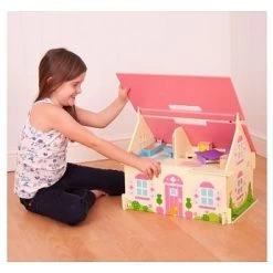 Poppenhuis Blossom Cottage -Speelwereld Verkoop poppenhuis blossom cottage bigjigs jt123 4