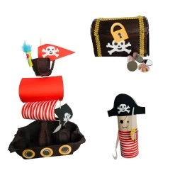 Re-cycle-me Pirate World Knutselset ReCycleMe -Speelwereld Verkoop re cycle me pirate world 1