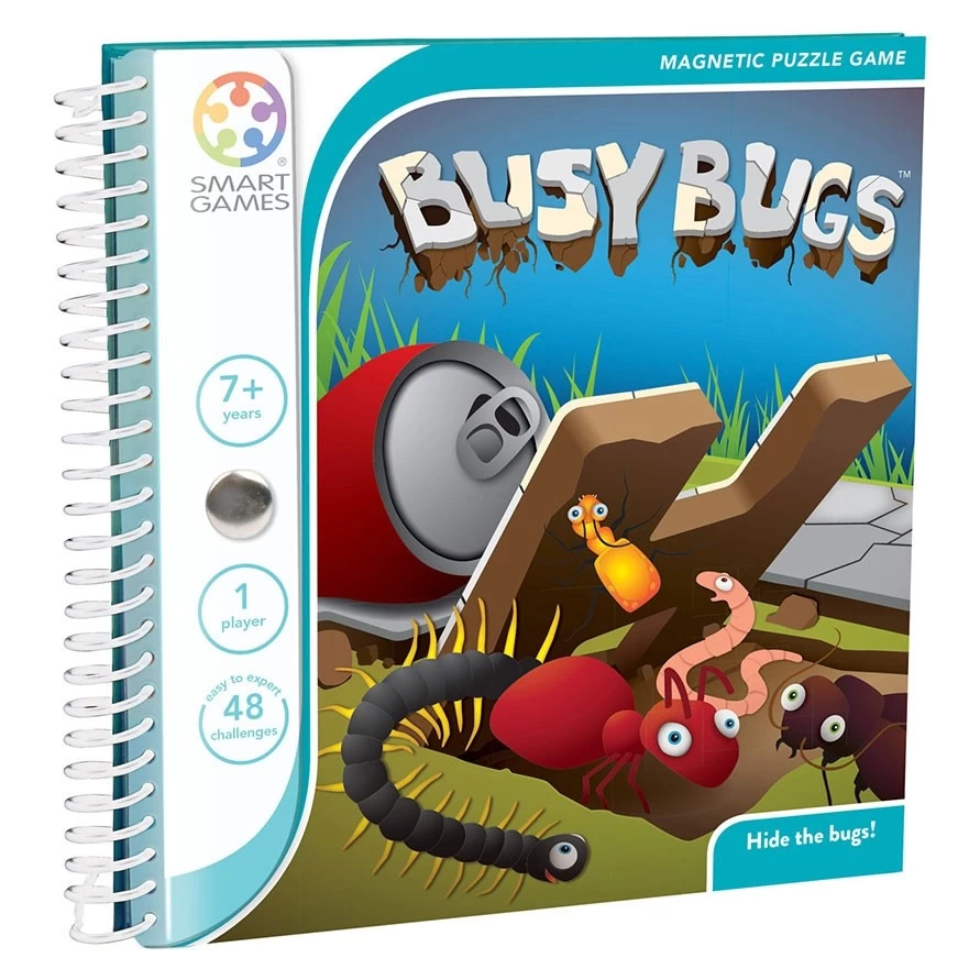 SmartGames Busy Bugs Magnetisch Reisspel Puzzelspel 3 SmartGames Busy Bugs Magnetisch Reisspel Puzzelspel