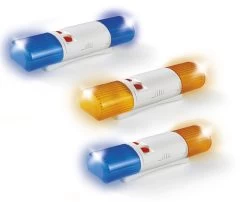RollyLight And Sound – Zwaailicht Met Sirene Blauw / Oranje -Speelwereld Verkoop rollylight sound zwaailicht en sirene rollytoys a409594 1