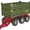 Rollytoys Rolly Multi Trailer 3asser Traptractor -Speelwereld Verkoop rollymulti trailer 3assen rollytoys a125012