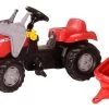 Rollykid Massey Ferguson Voorlader En Aanhangwagen Traptractor -Speelwereld Verkoop rolykid mf rollykidlader trailer rollytoys 023363