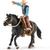Schleich 41416 Western Cowboy In Het Zadel Farm World -Speelwereld Verkoop schleich 41416 westerncowboy in het zadel
