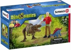 Schleich 41465 Tyrannosaurus Rex Aanval Dinosaurus -Speelwereld Verkoop schleich 41465 tyrannosaurus rex aanval 2