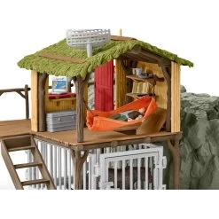 Jungle Onderzoeksbasiskamp – Schleich 42350 -Speelwereld Verkoop schleich 42350 croco jungle onderzoeks basiskamp 1