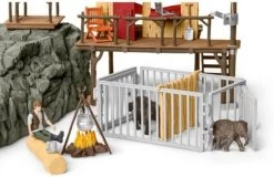 Jungle Onderzoeksbasiskamp – Schleich 42350 -Speelwereld Verkoop schleich 42350 croco jungle onderzoeks basiskamp 2