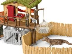 Jungle Onderzoeksbasiskamp – Schleich 42350 -Speelwereld Verkoop schleich 42350 croco jungle onderzoeks basiskamp 4