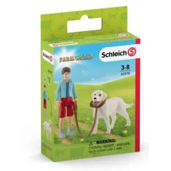 Schleich 42478 Wandelen Met Labrador FarmWorld -Speelwereld Verkoop schleich 42478 wandeling met labrador 2