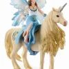 Schleich 42508 Eyela Op Gouden Eenhoorn Bayala -Speelwereld Verkoop schleich 42508 eyele op gouden eenhoorn scaled 1