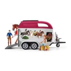 Schleich 42535 Avontuur Met Auto En Trailer HorseClub -Speelwereld Verkoop schleich 42535 avontuur met auto en trailer 4 scaled 1