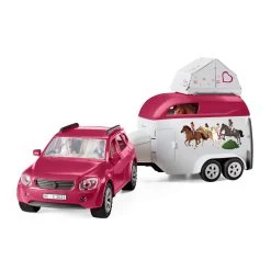 Schleich 42535 Avontuur Met Auto En Trailer HorseClub -Speelwereld Verkoop schleich 42535 avontuur met auto en trailer 7 scaled 1