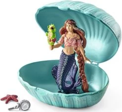 Zeemeermin Met Baby-zeepaardje In Schelp – Schleich 70563 -Speelwereld Verkoop schleich 70563 zeemeermin met babyzeepaardje in schelp 1 1