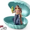 Zeemeermin Met Baby-zeepaardje In Schelp – Schleich 70563 -Speelwereld Verkoop schleich 70563 zeemeermin met babyzeepaardje in schelp 1