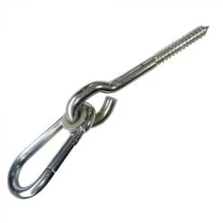 Schommelhaak Karabijn Indraaihaak Houtdraadbout 10 X 140 -Speelwereld Verkoop schommelhaak indraai houtdraad M12 speelactief.nl 3 1