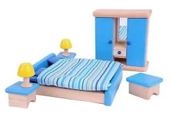 Meubelset Slaapkamer I -Speelwereld Verkoop slaapkamer poppenhuis goki 6566 1 1