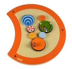 Houten Wandpaneel Rups Draaibord KDV 6 Houten Wandpaneel Rups Draaibord KDV -Speelwereld Verkoop speelelement beleduc rups draaibord 1