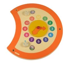 Beleduc Houten Wandpaneel Rups Klok KDV -Speelwereld Verkoop speelelement beleduc rups klok 1