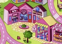 Speelkleed Sweet City Speeltapijt 140×200 Cm 11 Speelkleed Sweet City Speeltapijt 140×200 Cm -Speelwereld Verkoop speelkleed sweet city 3