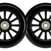 Stuntstep Wielen 100mm Universeel Black Dragon Set Van 2 Wheels -Speelwereld Verkoop stuntstepwielen zwart abec7 lagers speelactief.nl 2
