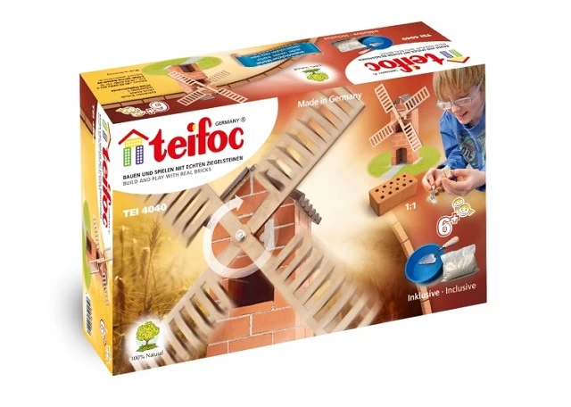 Teifoc T4040 Bouwdoos Windmolen Metselset 3 Teifoc T4040 Bouwdoos Windmolen Metselset