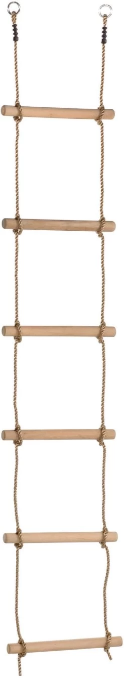 Touwladder 10 Sporten (PP-touwenset) – Schommelbalkhoogte 3,5 M. -Speelwereld Verkoop touwladder pp 2 1