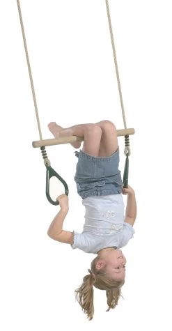 Houten Trapeze Met Kunststof Ringen (PH-touwenset) Geel -Speelwereld Verkoop trapeze kunststof ringen 8 2 scaled 1