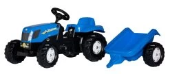Rollykid New Holland + Aanhanger – Traptractor -Speelwereld Verkoop traptractor rollykid new holland rollytoys a013074 scaled 2