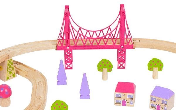 BigJigs BJT023 Treinset Grote Sprookjesstad 6 BigJigs BJT023 Treinset Grote Sprookjesstad - Afbeelding 4