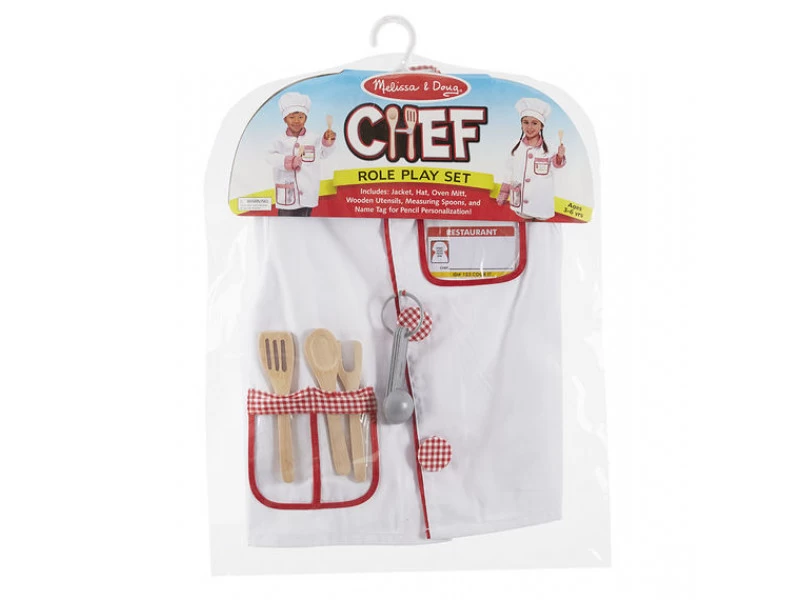 Melissa & Doug Verkleedkleren Chef Kok Melissa&Doug Verkleedset 5 Melissa & Doug Verkleedkleren Chef Kok Melissa&Doug Verkleedset - Afbeelding 3