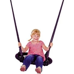 Vogelnestschommel Zwart 60 Cm.