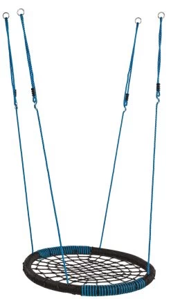 Vogelnest Nestschommel Oval Blauw -Speelwereld Verkoop vogelnestschommel oval blauw scaled 2