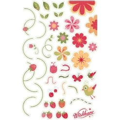 Wishbonebike Stickerset Flowers 6 Wishbonebike Stickerset Flowers -Speelwereld Verkoop wisbonebike stickers bloem 1