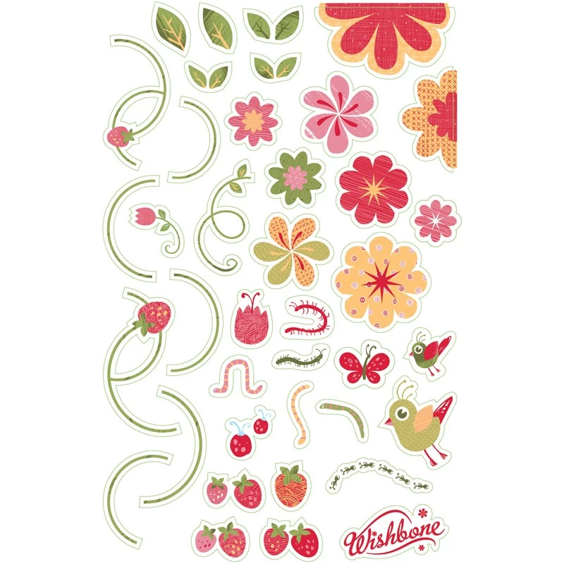 Wishbonebike Stickerset Flowers 3 Wishbonebike Stickerset Flowers